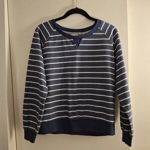 Aventura Striped Blue and White Women's Sweater